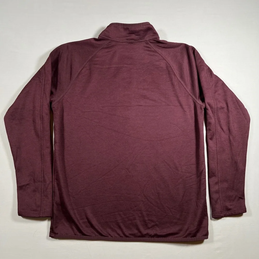 The North Face Canyonlands 1/2 Half Zip Pullover Burgundy Mens Medium